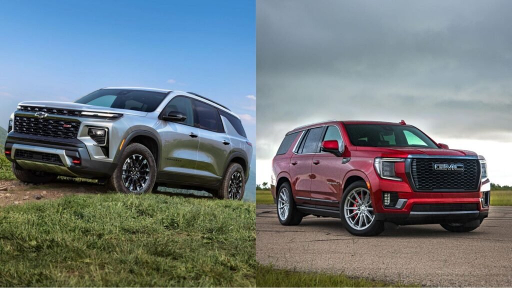 2024 GMC Acadia and 2024 Chevrolet Traverse